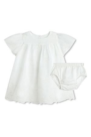 abito in cotone bianco CHLOÉ KIDS | C20152117